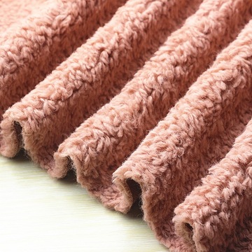 全涤仿羊绒土耳其绒滚束绒羊圈羊羔毛喷花绒布阿尔泰迪绒仿羊绒布