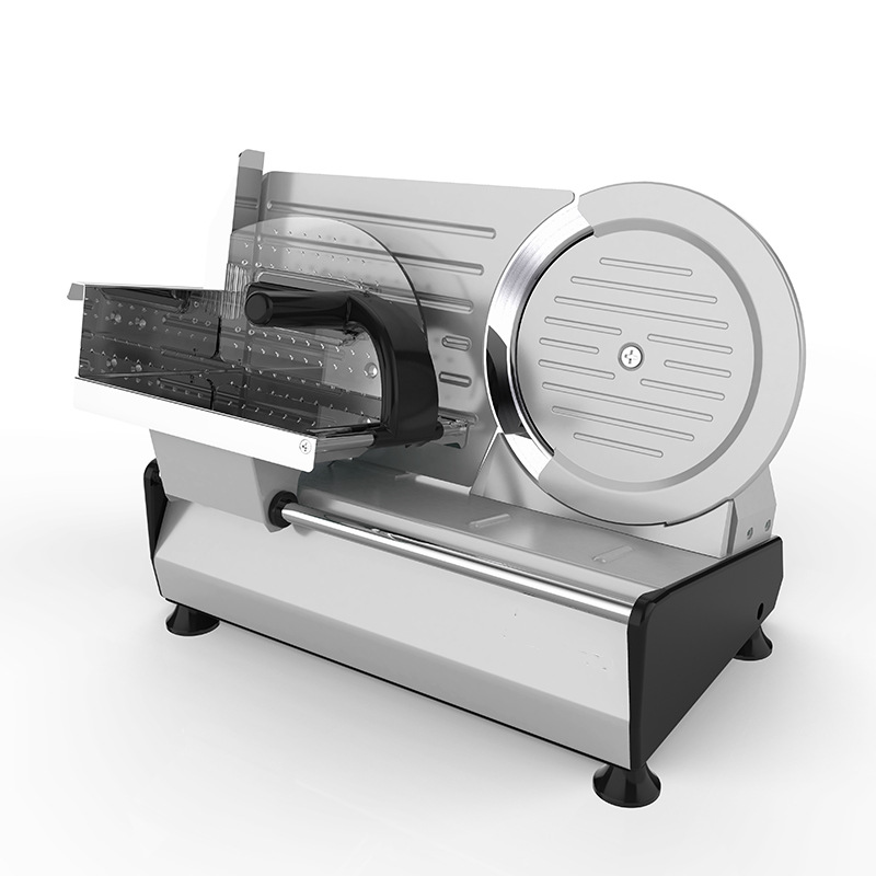 厂家定制家用电动切肉机 220mm不锈钢羊肉牛肉切片器面包切片机