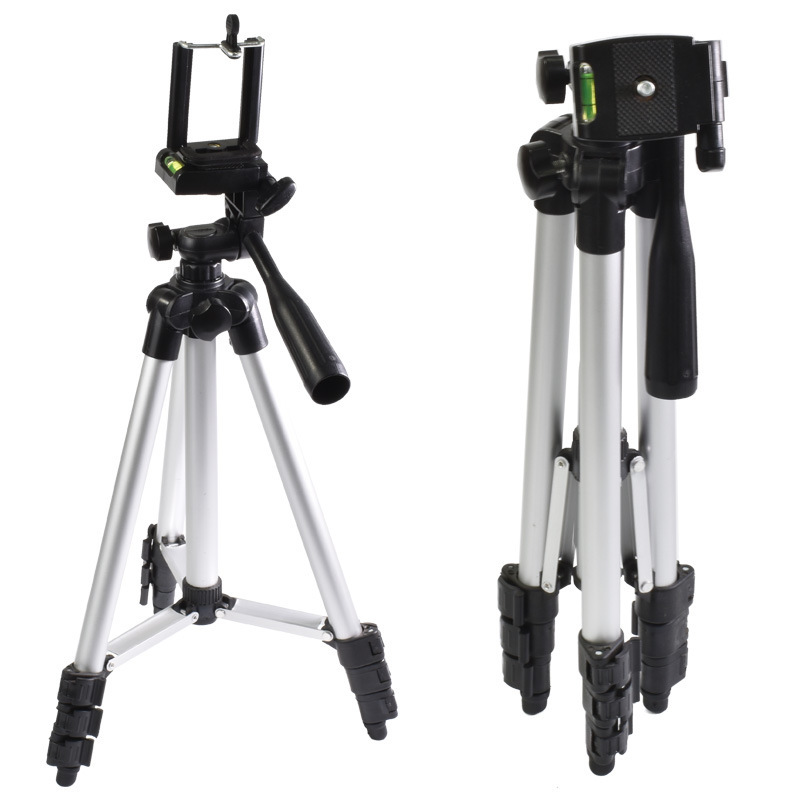 3110 Aluminum Alloy Stand for Live Streaming 1.1 M 50 M Telescopic Rod Tripod Dslr Camera Tripod