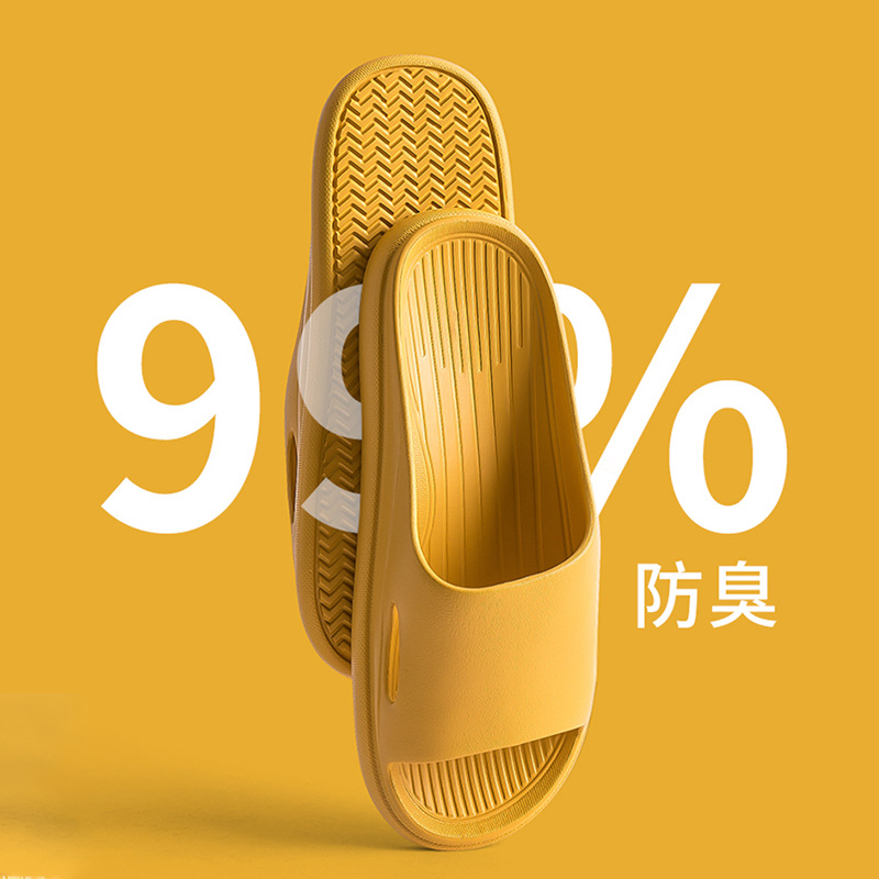 Wholesale in Stock Household Thickened Slippers Women's Summer Indoor Home Hotel Sandals Bathroom Bath Soft Bottom Slippers Men