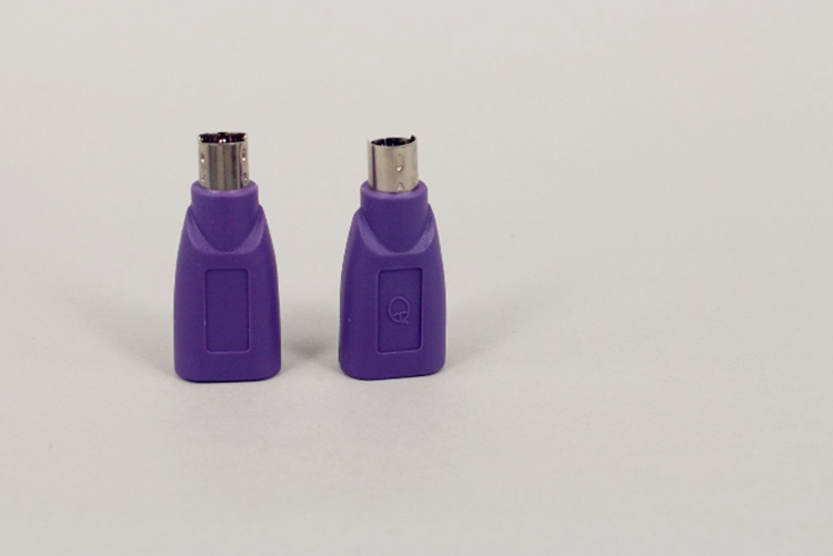 ps2公对usb母转接头电脑鼠标键盘用us b接口转ps2圆头转换头-阿里巴巴