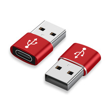 厂家typec转USB公转接头typec转U盘转换头 type-c母转USB公头现货