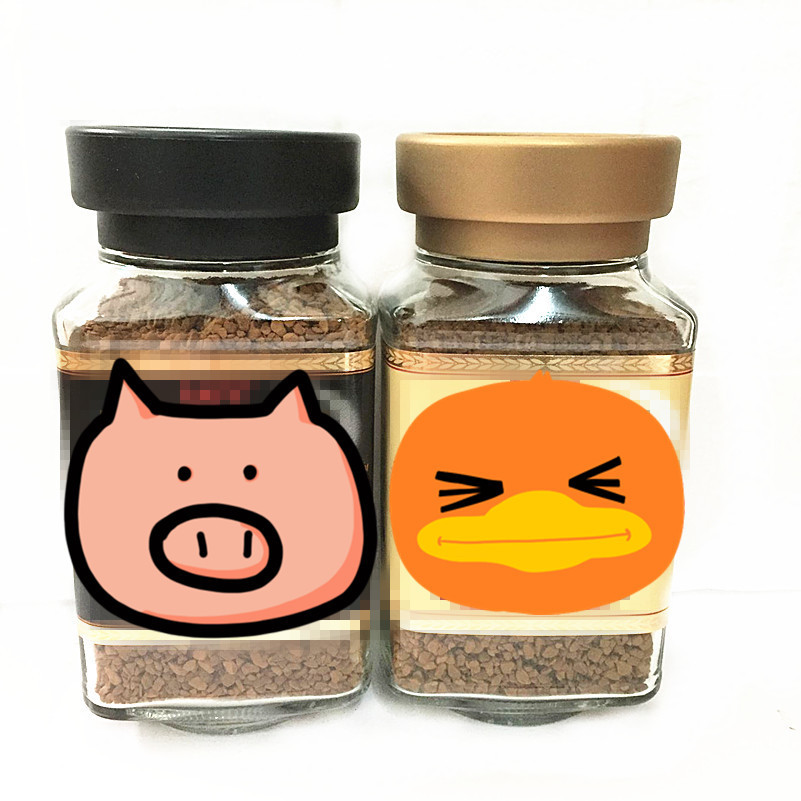 日本进口咖啡 悠诗诗ucc咖啡斋咖啡速溶纯黑咖啡粉 整箱12瓶