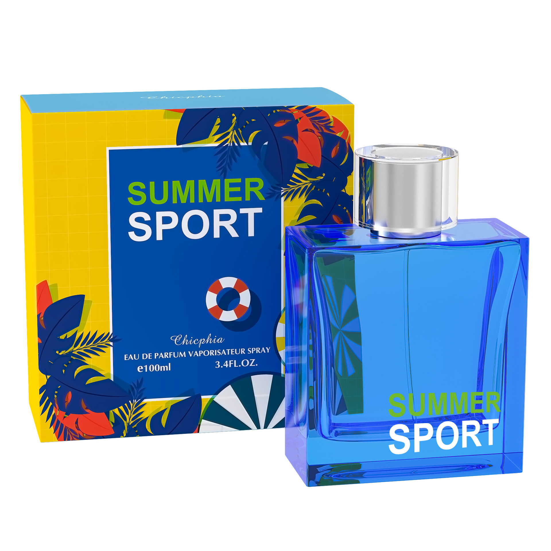 Qianfei 100ml Men's Perfume Blue Gentleman Student Affordable Men's Marine Fragrance Lasting Light Fragrance