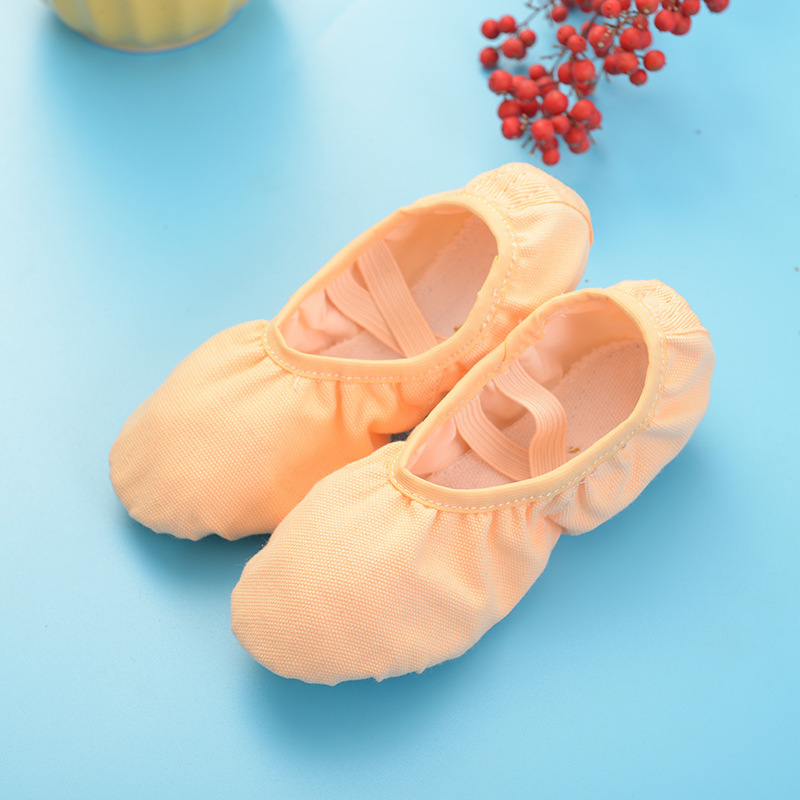 儿童舞蹈鞋免系带练功鞋少儿芭蕾舞鞋中国舞民舞鞋鞋