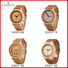 BOBOBIRD木质手表情侣竹木手表跨境热销一件代发现货Wood Watch