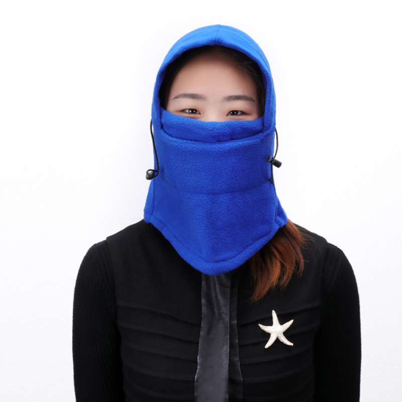 Cross-Border Winter Mask Outdoor Riding Windproof Flying Tiger Cap Fleece Beanie Thick Warm Snow Hat Mask
