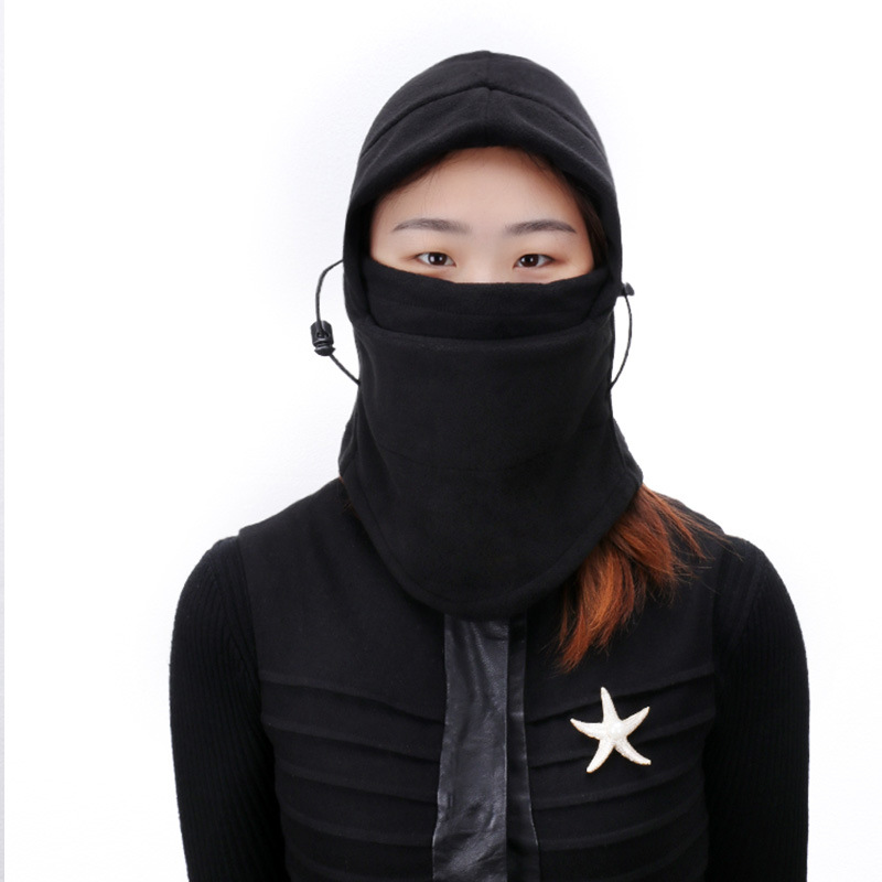 Cross-Border Winter Mask Outdoor Riding Windproof Flying Tiger Cap Fleece Beanie Thick Warm Snow Hat Mask