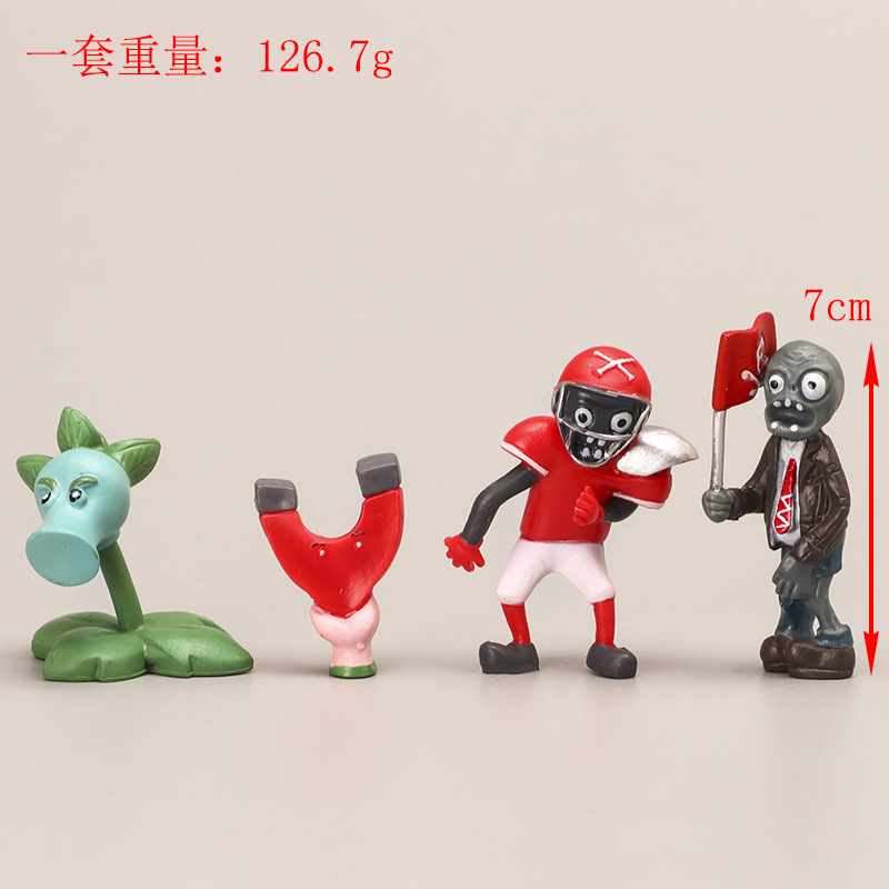 5 Th Generation 8 Plant Vs Zombie Hand-Made Game Doll Two-Dimensional Toy Gift Decoration Model Factory Wholesale