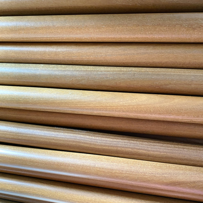 实木圆棍 红木檀木木料实心圆棒 雨伞原木手柄木把手木制品定 制