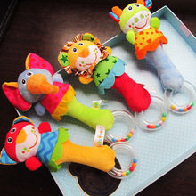 babyfans 婴儿手摇铃可爱动物BB棒新生儿infant toys  Rattles