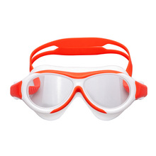 新款大框儿童泳镜 游泳眼镜儿童 硅胶大框 跨境亚马逊游泳镜