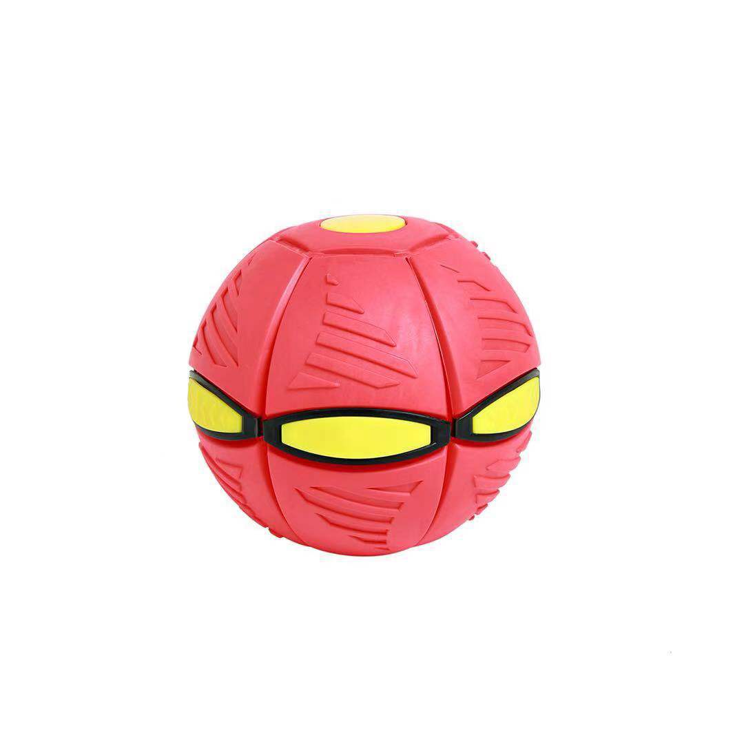 Luminous Magic Flying Saucer Ball Decompression Deformation Vent Elastic Ball Parent-Child Interaction Foot Stepping Ball Children's Toys Wholesale