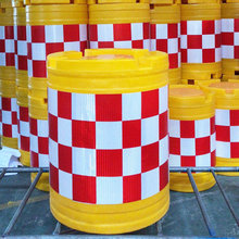 消能桶注水大沙防撞桶滚塑防撞桶塑料交通水马设施防撞墩一件代发
