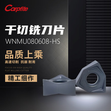 WNMU080608-HS  CP102 干切铣刀片  适合45度以下全能型材质