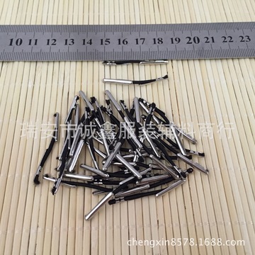 5cm黑色白色乳胶编织圆弹力绳松紧带金属卡扣服装家纺辅料批发