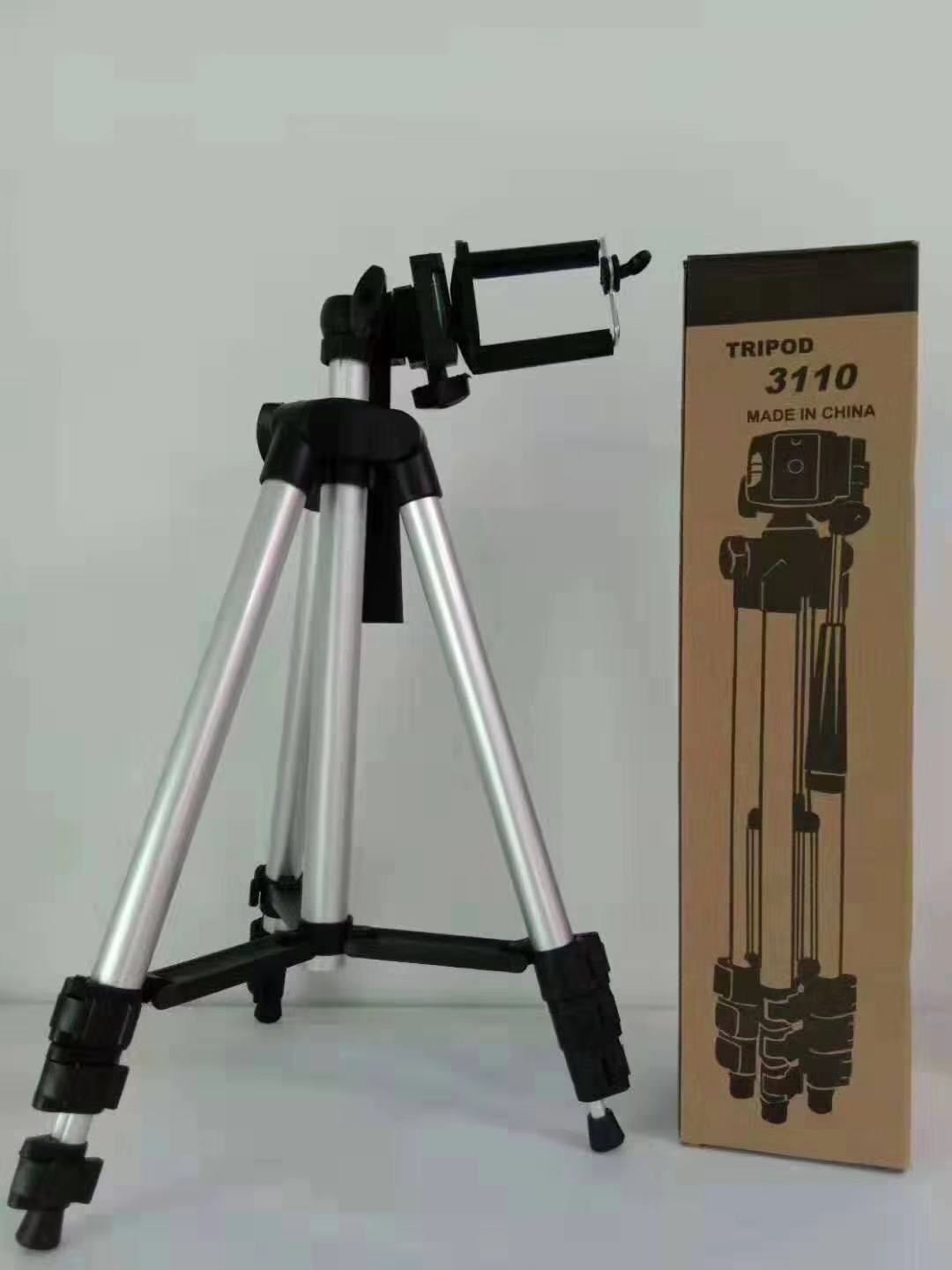 3110 Aluminum Alloy Stand for Live Streaming 1.1 M 50 M Telescopic Rod Tripod Dslr Camera Tripod