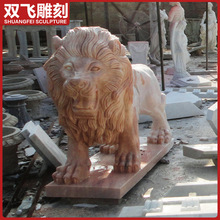 厂家供应石雕石狮子 白麻石狮子 精雕石狮子 石狮子现货