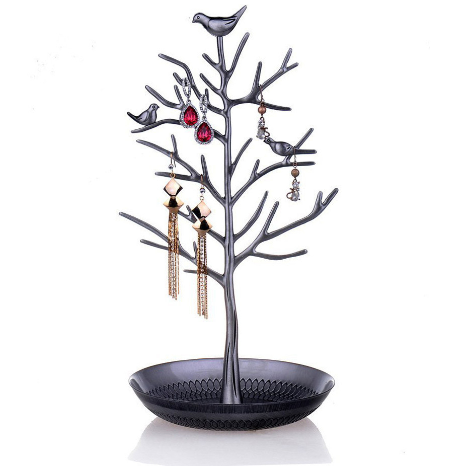 money tree-shaped earring rack necklace display stand ear studs stack bright color rack accessories jewellery necklace display rack