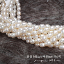米形项链新品 淡水珍珠 AAA级 米珠 半成品珍珠项链