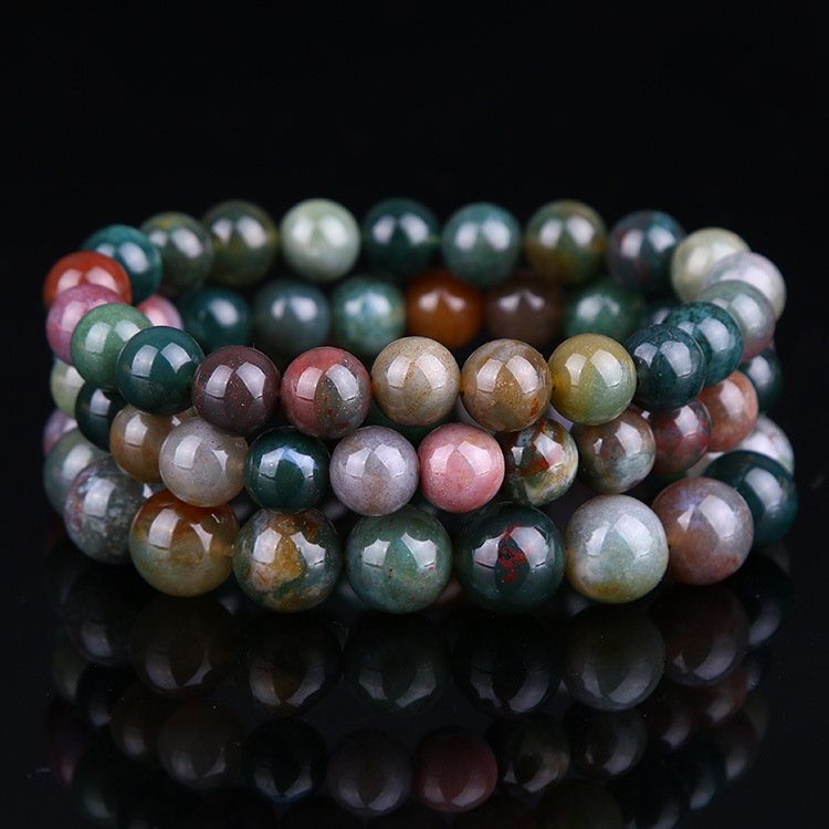 【送证书】天然印度玛瑙手链 男女款手串水晶玛瑙石手饰品