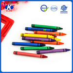 6色儿童蜡笔 小学生绘画工具 儿童绘画蜡笔 丝滑画笔套装