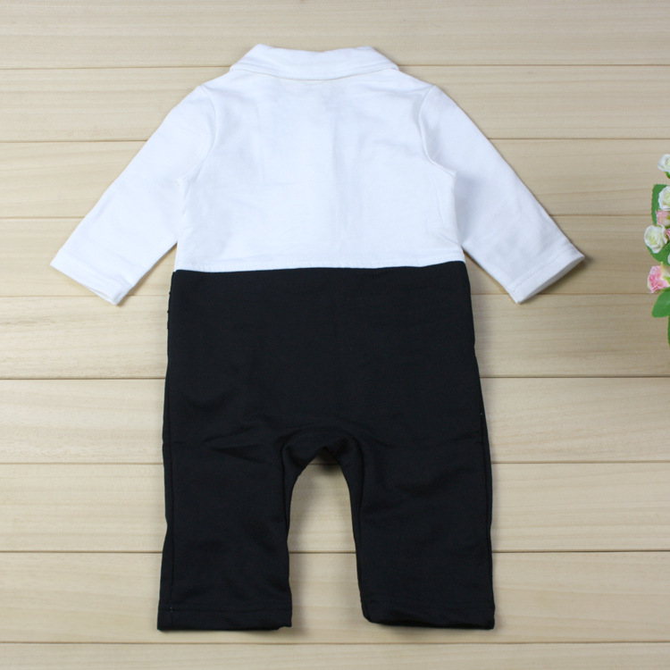 Foreign Trade Children's Clothing Wholesale First-Hand Supply Boy's Two-Piece Bag Fart Romper Baby Spring and Autumn Baby Jumpsuit Baby Clothes