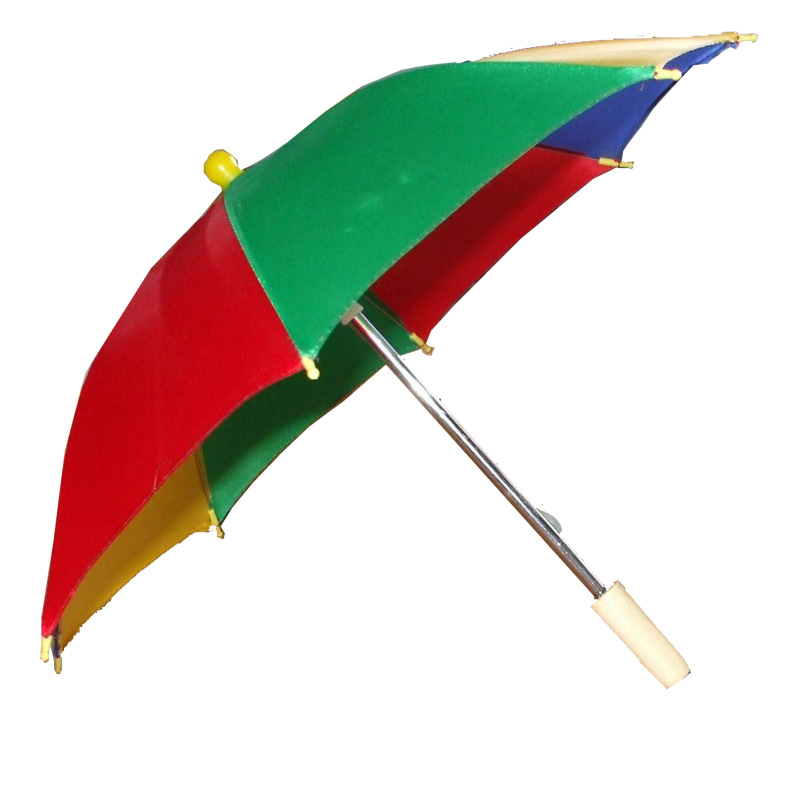 Factory Selected Children's Rainbow Toy Umbrella Creative Ultra-Light Foreign Trade Festival New Year Carnival Dual-Use Printing Lo