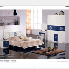 板式成套家具卧室组合家具青花瓷套房1.5米1.8米床