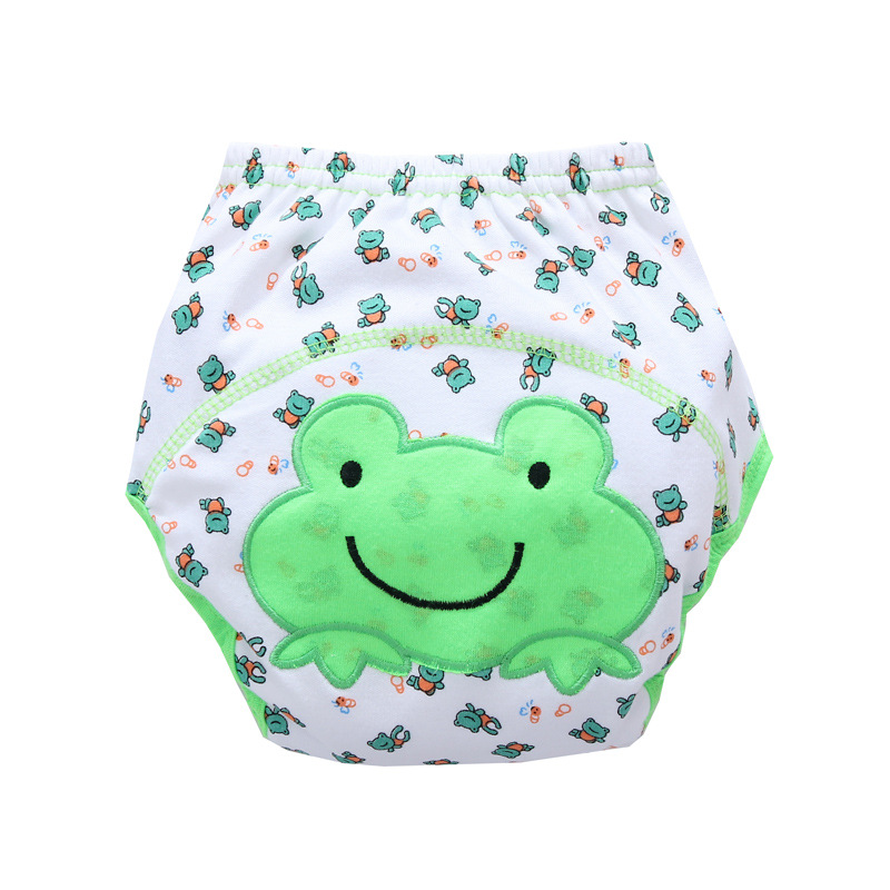 Diaper Diaper Pants Three-Layer Training Pants Diaper Cover Embroidery Pull up Diaper Cloth Diaper Diaper Pants