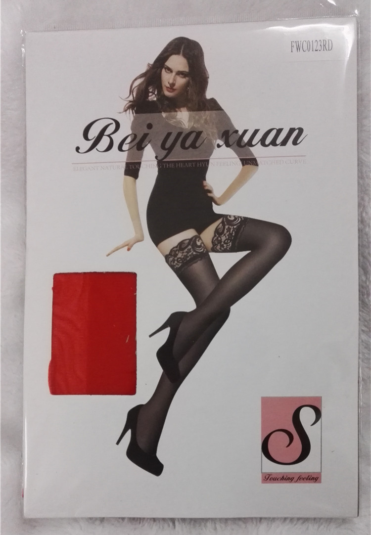 Sexy Lace Stockings over-the-Knee Stockings Transparent Thin Women's Hold-Ups over-the-Knee Stockings Factory Wholesale Hardcover