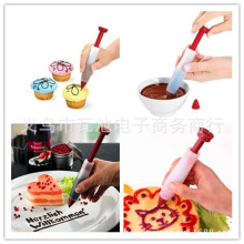 硅胶裱花笔 奶油写字笔 绘图笔  巧克力果酱 蛋糕饼干甜点装饰笔