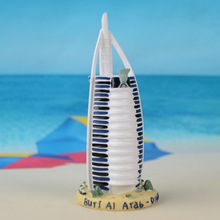 心里沙具建筑 各种建筑迪拜帆船酒店 旅游景点 沙盘沙具配 A-891