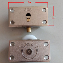 厂家批发 家具衣柜门338合金趟门轮 下滑轮 导轮 免费拿样