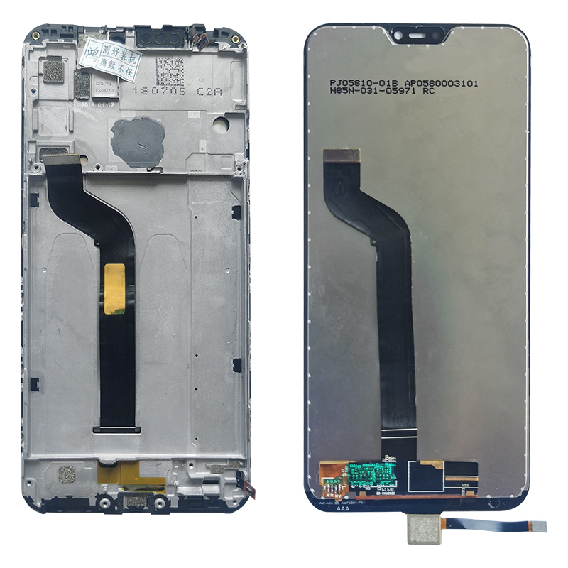 适用小米5x屏幕6x总成带框原装6pro红米手机6a拆机显示液晶内外屏