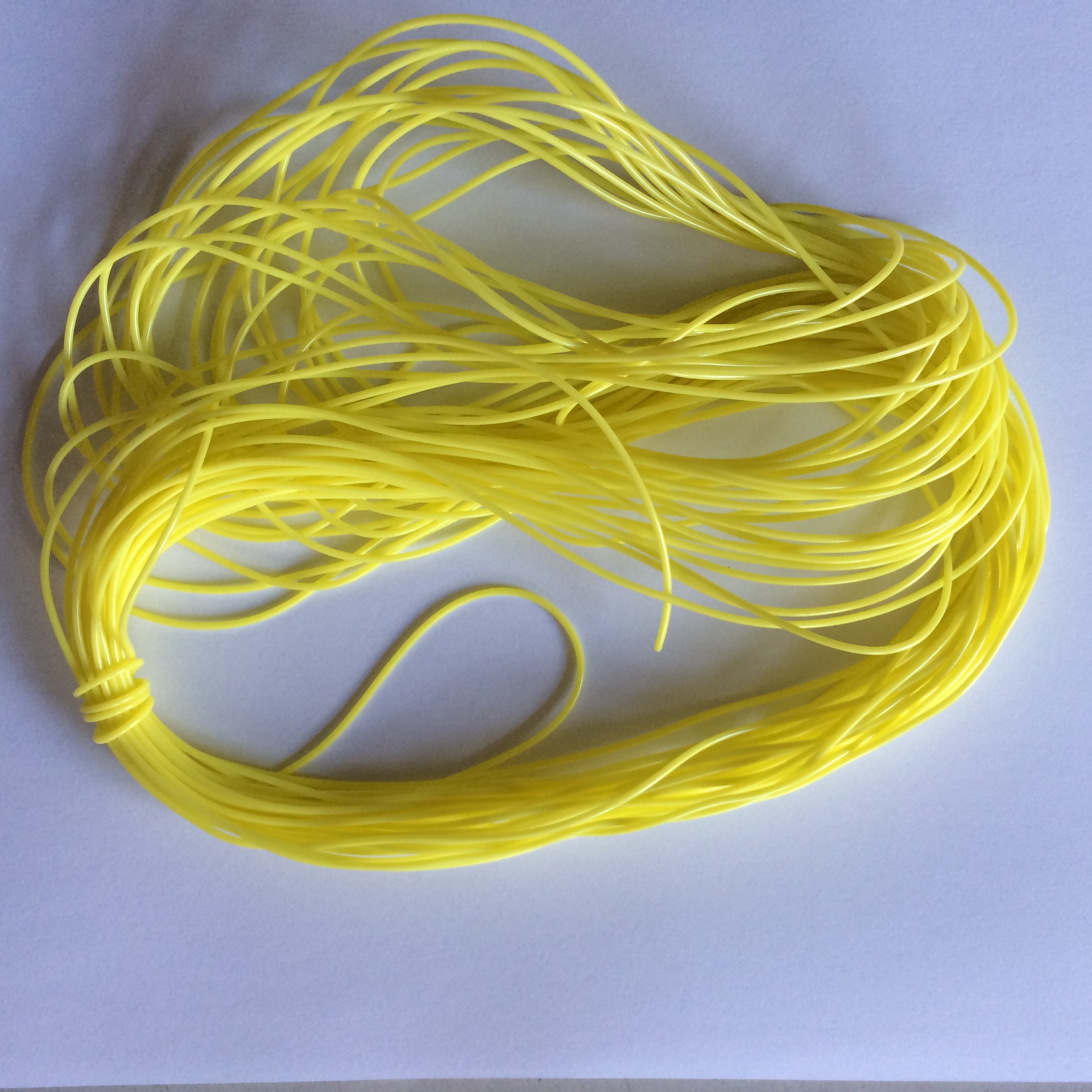 厂家供货pvc绳子 pu绳胶绳可做食品级 行李牌挂绳