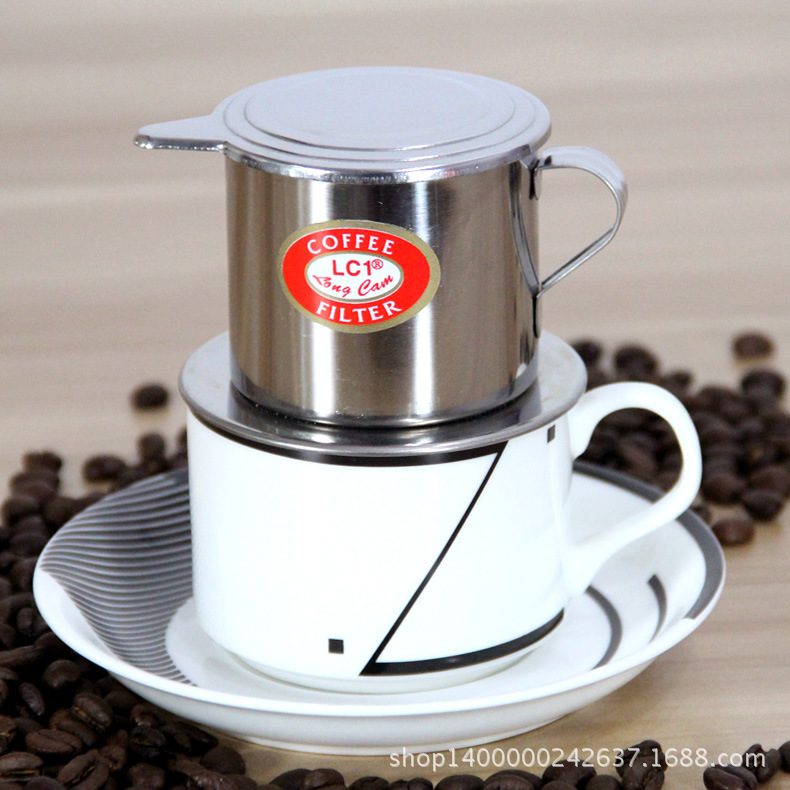 60越南咖啡壶 咖啡滴滤壶 越南咖啡滴滴壶 不锈钢手冲咖啡滤杯