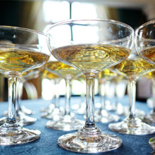 欧式 香槟塔杯子 碟形高脚婚庆塔杯 酒吧创意宽口鸡尾酒杯