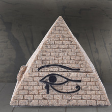 铭泽砂岩装饰品创意型树脂工艺品埃及金字塔摆件首饰品收纳盒