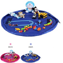 跨境多功能儿童玩具收纳袋宝宝玩具快速整理袋大号防潮防水玩具垫