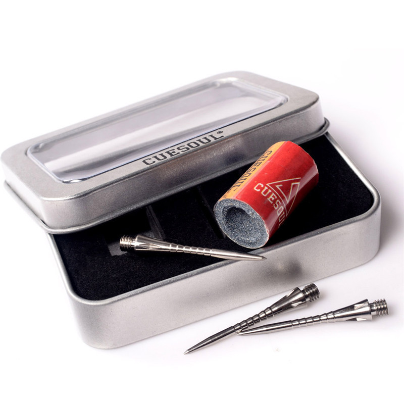 cuesoul/q獣钛合金镖针3支装飞镖针飞镖配件软式飞镖用于麻质镖盘