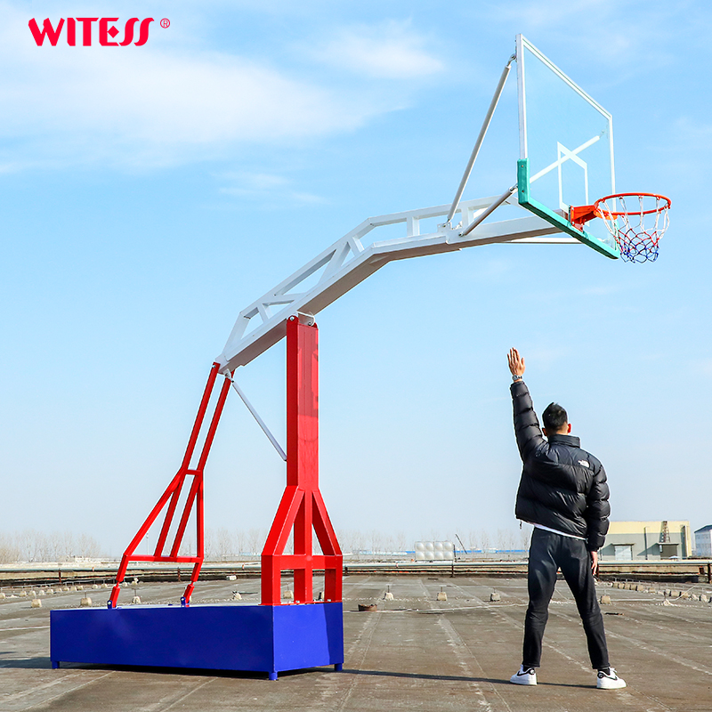 平箱成人比赛标准篮球架室内外可移动篮球框青少年落地式投篮器