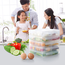 厨房收纳盒日式塑料整理剩菜剩饭分隔保鲜盒子冰箱微波炉餐盒批发