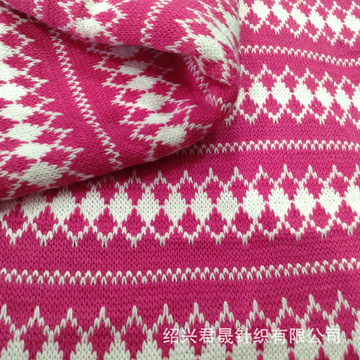毛线布针织面料 秋冬男女童装 提花针织布 服装玩具面料-阿里巴巴