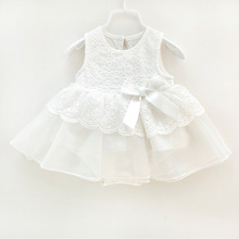 婴儿服装蕾丝公主裙女宝包屁连身裙满月周岁0-12个月夏季连衣裙子