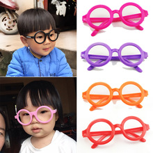 儿童眼镜塑料玩具批发 阿拉蕾哈利波特圆框无镜片 饰品博士眼镜框