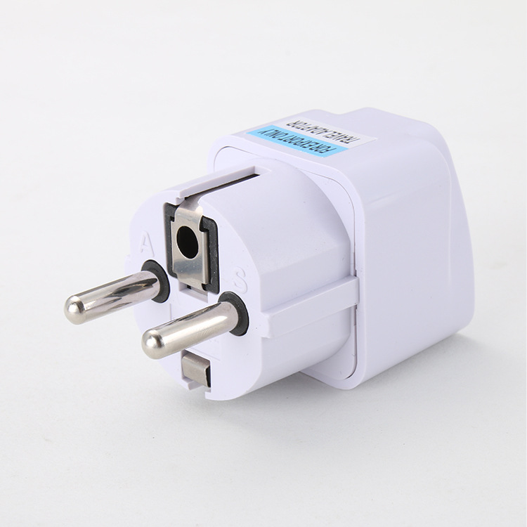 German Standard Conversion Plug Travel Europlug European Standard Socket France South Korea Russia South Korea European Plug