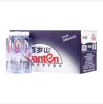 百岁山 饮用矿泉水348ml*24瓶/箱 不包邮支持全国代发