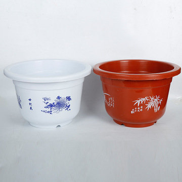 居家阳台种植花盆大号加厚简约创意园艺阳台栽花种菜 a型塑料花盆