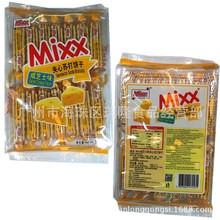 380克Mixx夹心苏打饼干咸芝士味、柠檬味休闲零食